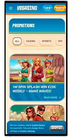 Vegasino Bonus