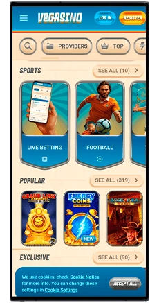Vegasino Mobile